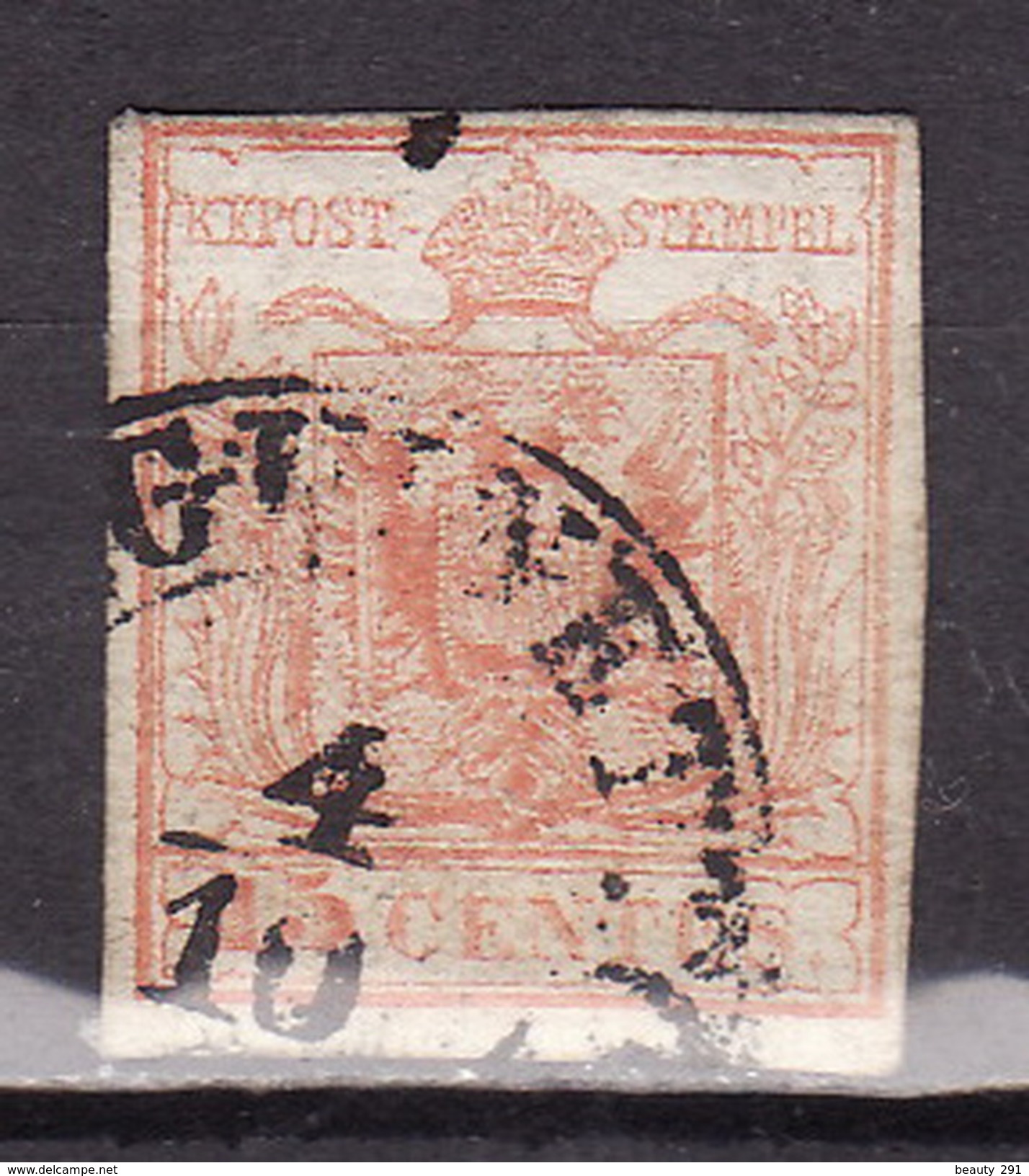 LOMBARDO VENETO 1850 - TIPO II 15 C - Lombardy-Venetia