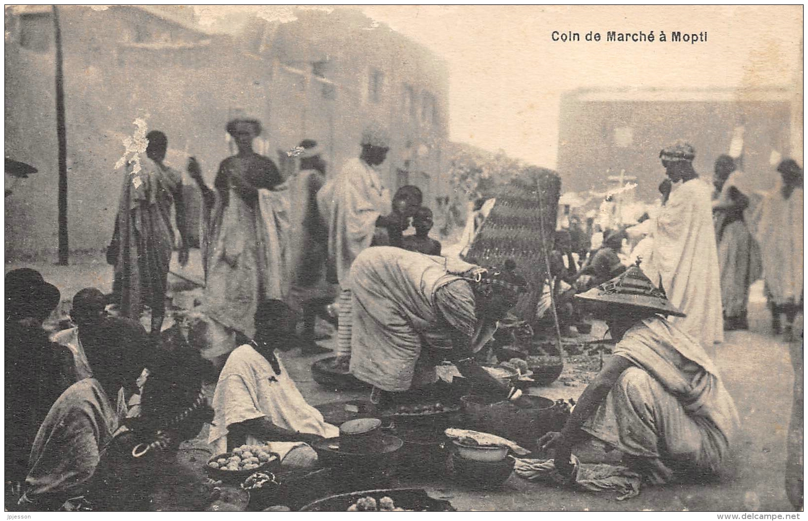 MALI   SOUDAN  COIN DE MARCHE A MOPTI - Mauritanie