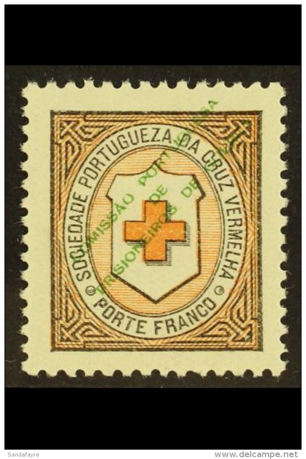 RED CROSS 1916 (-) Red &amp; Black Prisoners Of War Overprint (Michel 2, Afinsa 2), Very Fine Never Hinged Mint,... - Altri & Non Classificati