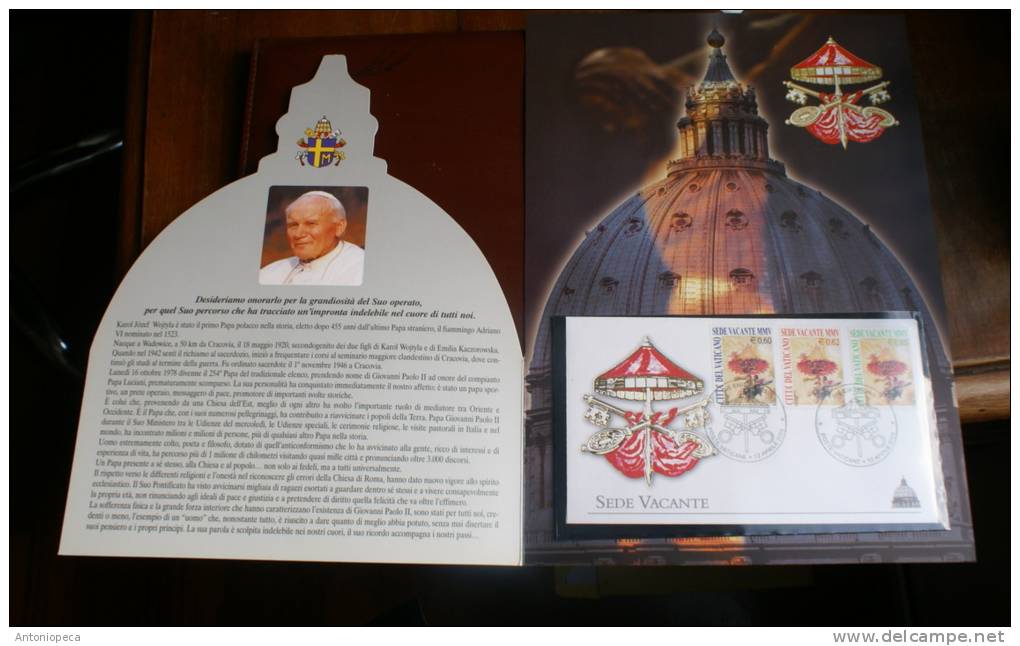 VATICAN 2005 - SPECIAL FOLDER SEDE VACANTE POPE JEAN PAUL II - Nuovi