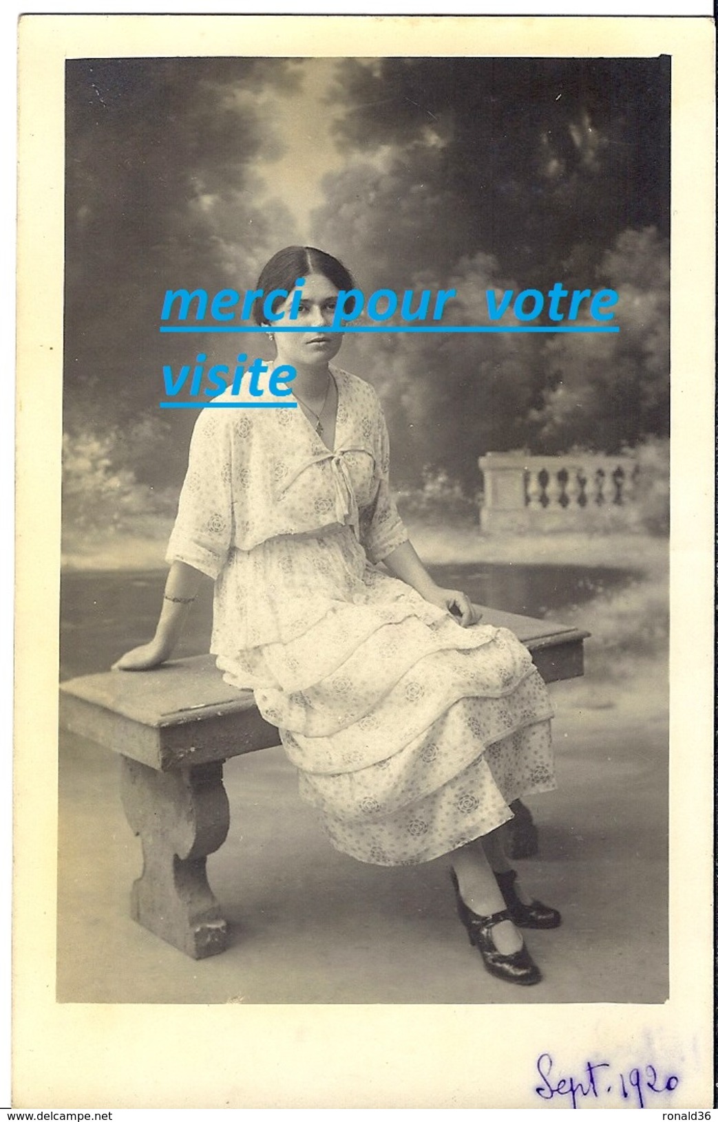 CPP Portrait De A VENCAUD VANCAUT VENCAUT ?  (AMI Ou FAMILLE AUGEREAU à Confirmer ) NIORT BRULAIN LEZAY 79 ? - Genealogie