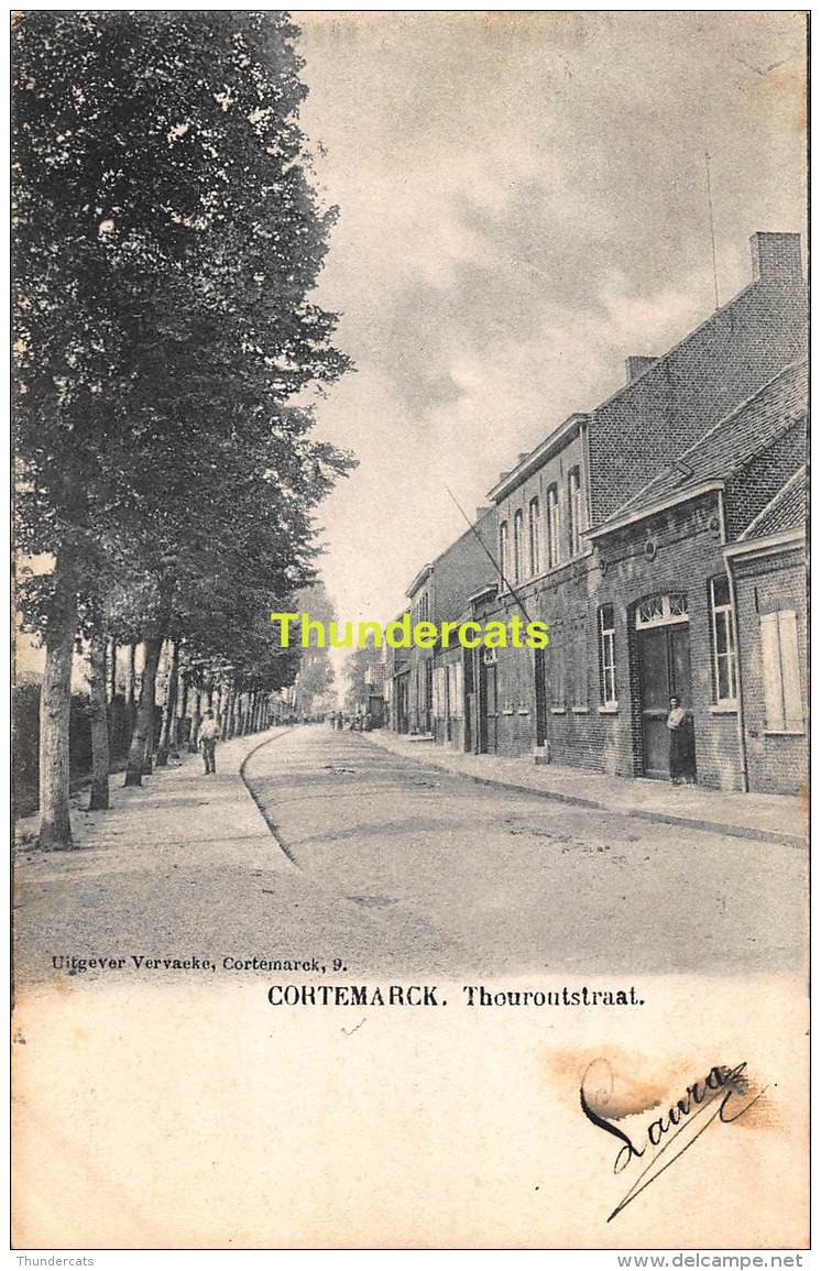 CPA KORTEMARK CORTEMARCK  THOUROUTSTRAAT - Kortemark