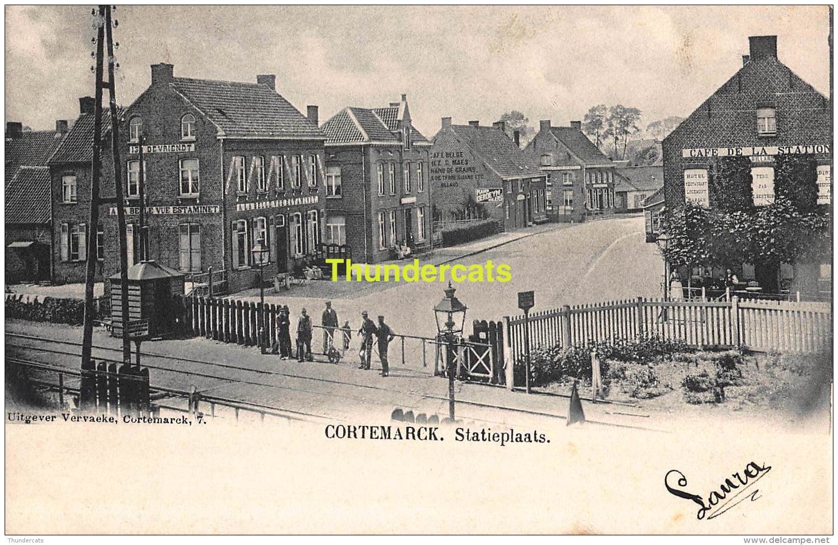 CPA KORTEMARK CORTEMARCK  STATIEPLAATS - Kortemark