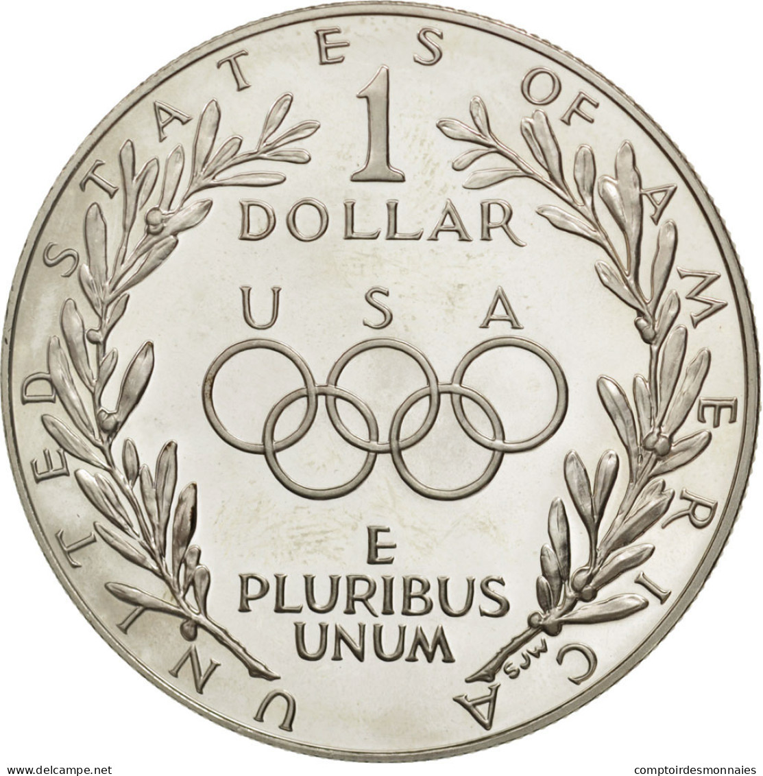 Monnaie, États-Unis, Dollar, 1988, U.S. Mint, San Francisco, SPL, Argent - Herdenking