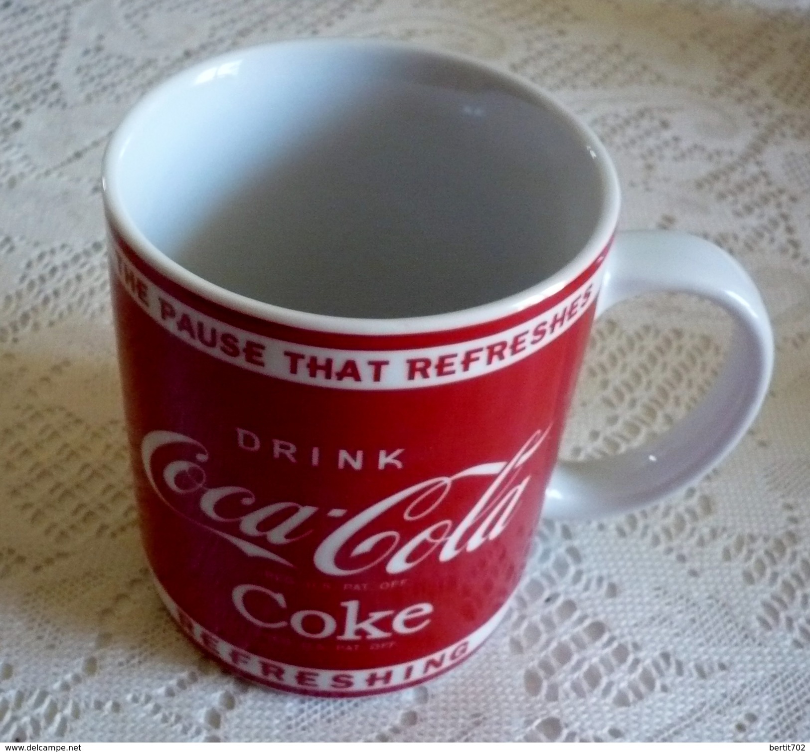 LOT DE 4 SUPERBES MUG - COCA-COLA - Drink - Coke - The Pause That Refreshes - Refreshing - Tasses, Gobelets, Verres