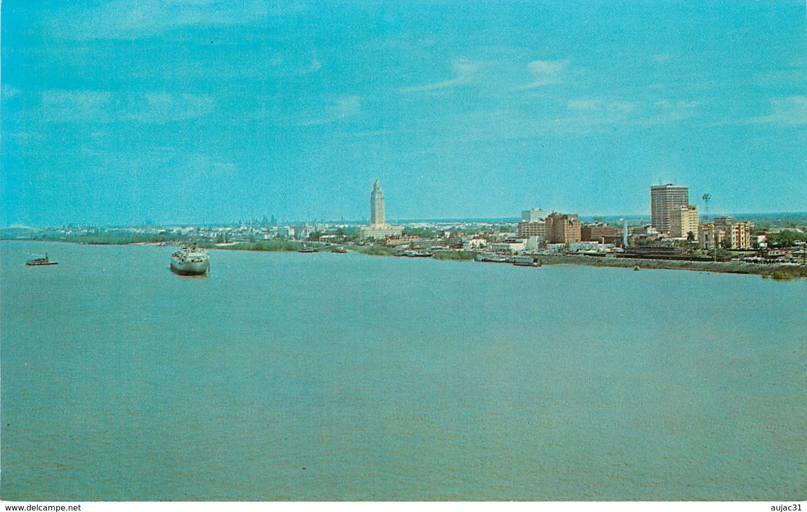 Etats-Unis - Louisiana - Baton Rouge - On The Mighty Mississippi River - Photo By B.F. Holmes - état - Baton Rouge