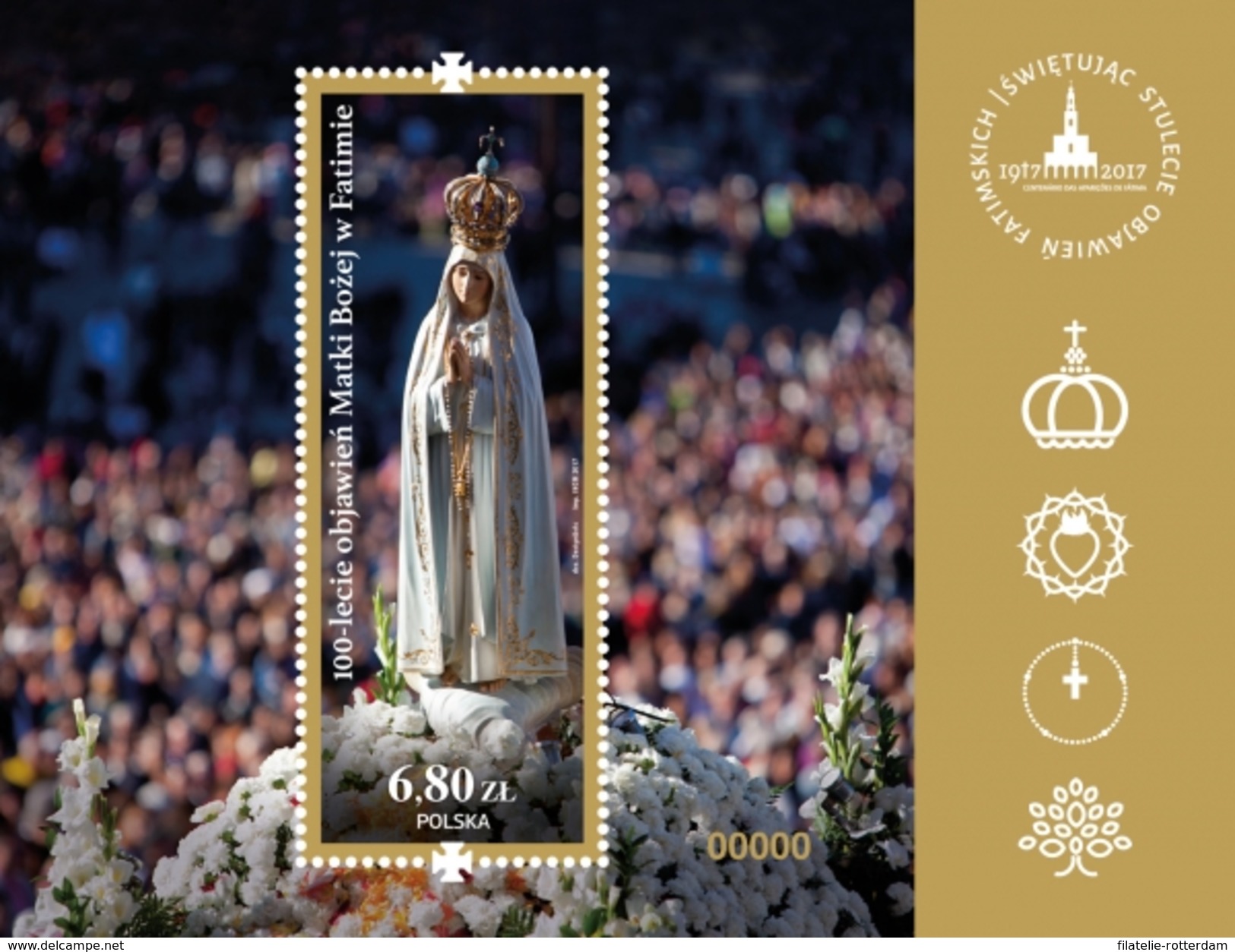 Polen / Poland - Postfris / MNH - Sheet Verschijning Fatima 2017 - Nuovi