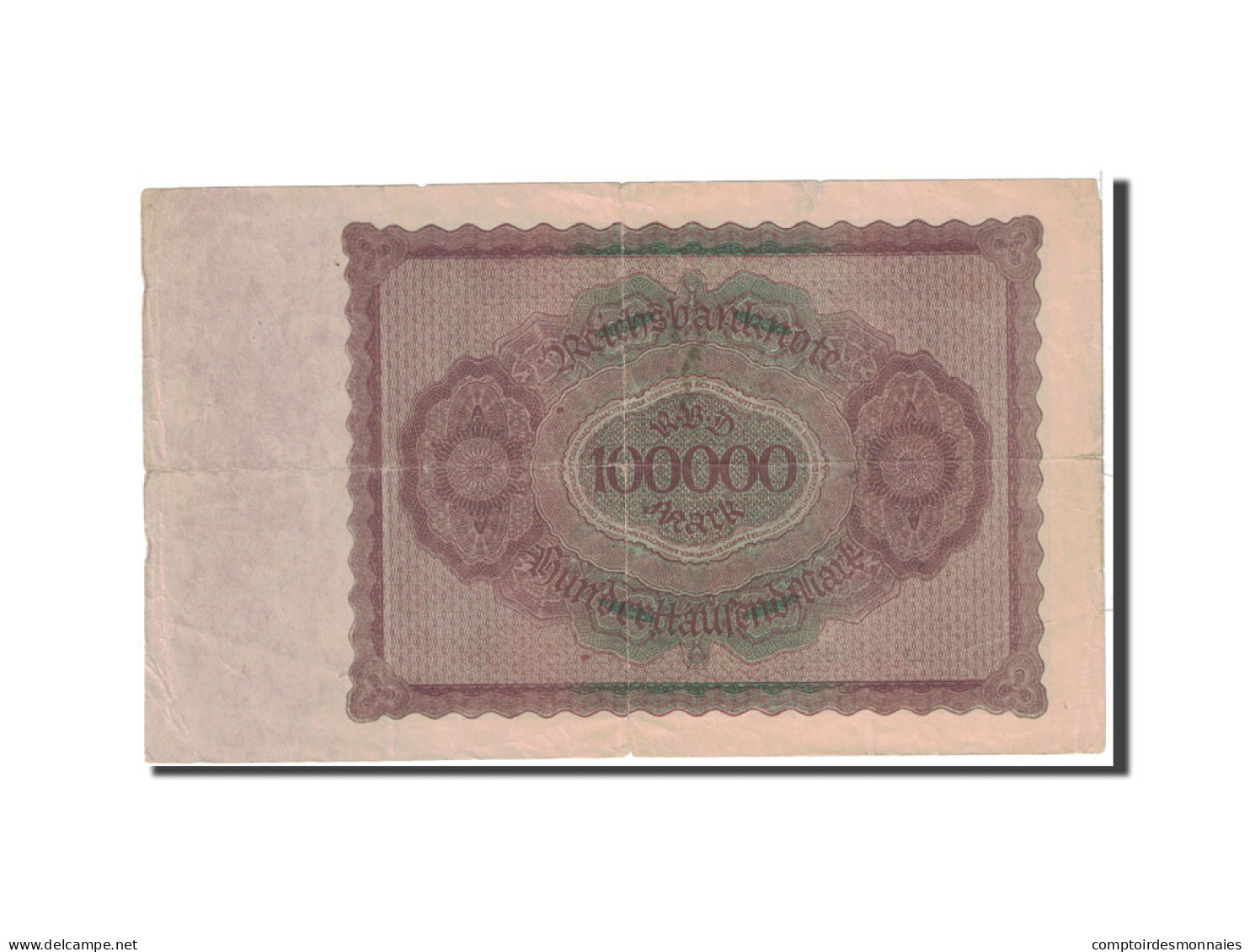 Billet, Allemagne, 100,000 Mark, 1923, 1923-02-01, KM:83a, TTB - 500 Mark