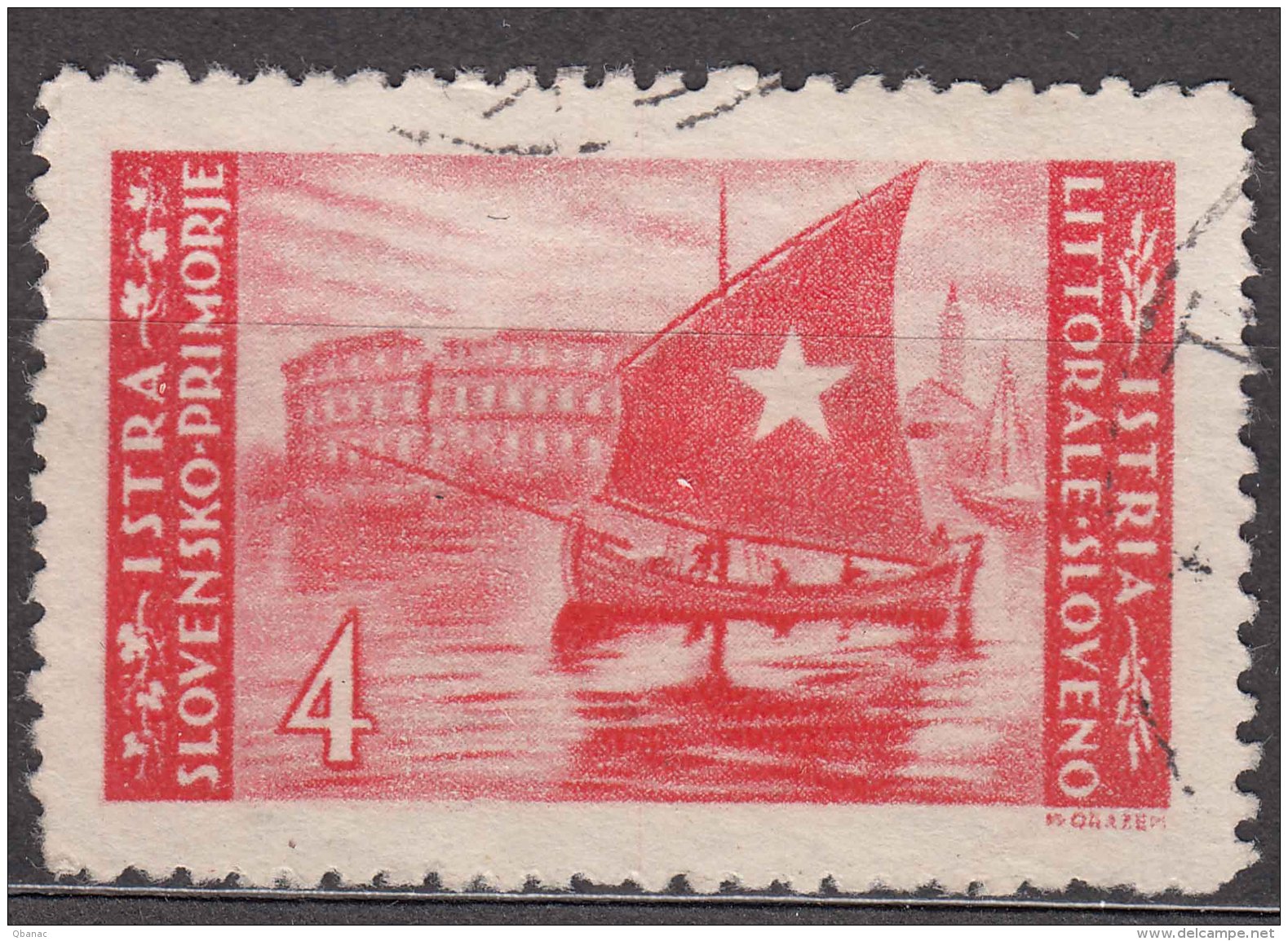 Istria Litorale Yugoslavia Occupation, 1946 Sassone#56 Used - Yugoslavian Occ.: Istria