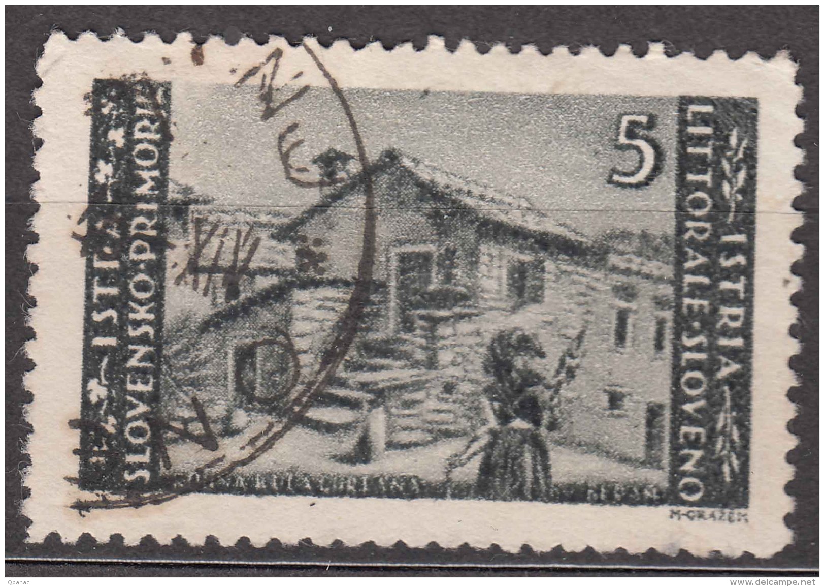 Istria Litorale Yugoslavia Occupation, 1946 Sassone#57 Used - Yugoslavian Occ.: Istria