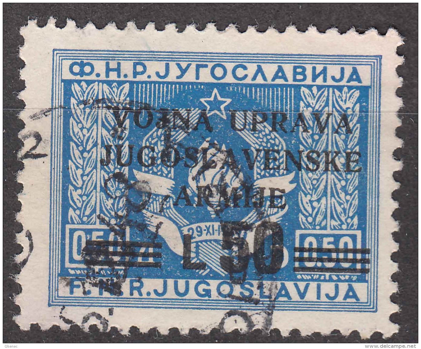 Istria Litorale Yugoslavia Occupation, 1947 Sassone#76 Used - Occ. Yougoslave: Istria