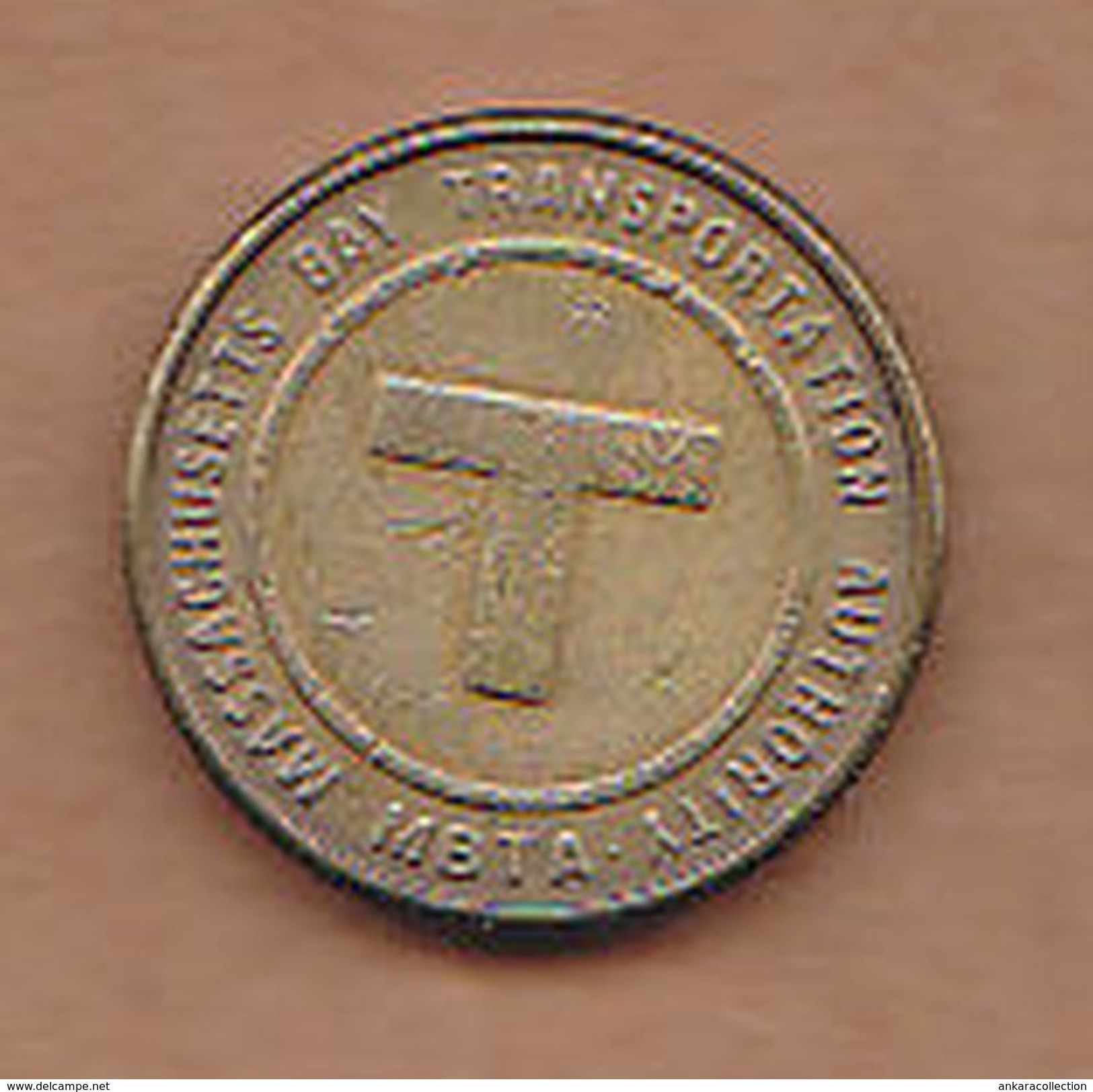 AC -  MASSACHUSETTS BAY TRANSPORTATION AUTHORITY MBTA BOSTON FARE TOKEN - JETON - Monétaires/De Nécessité