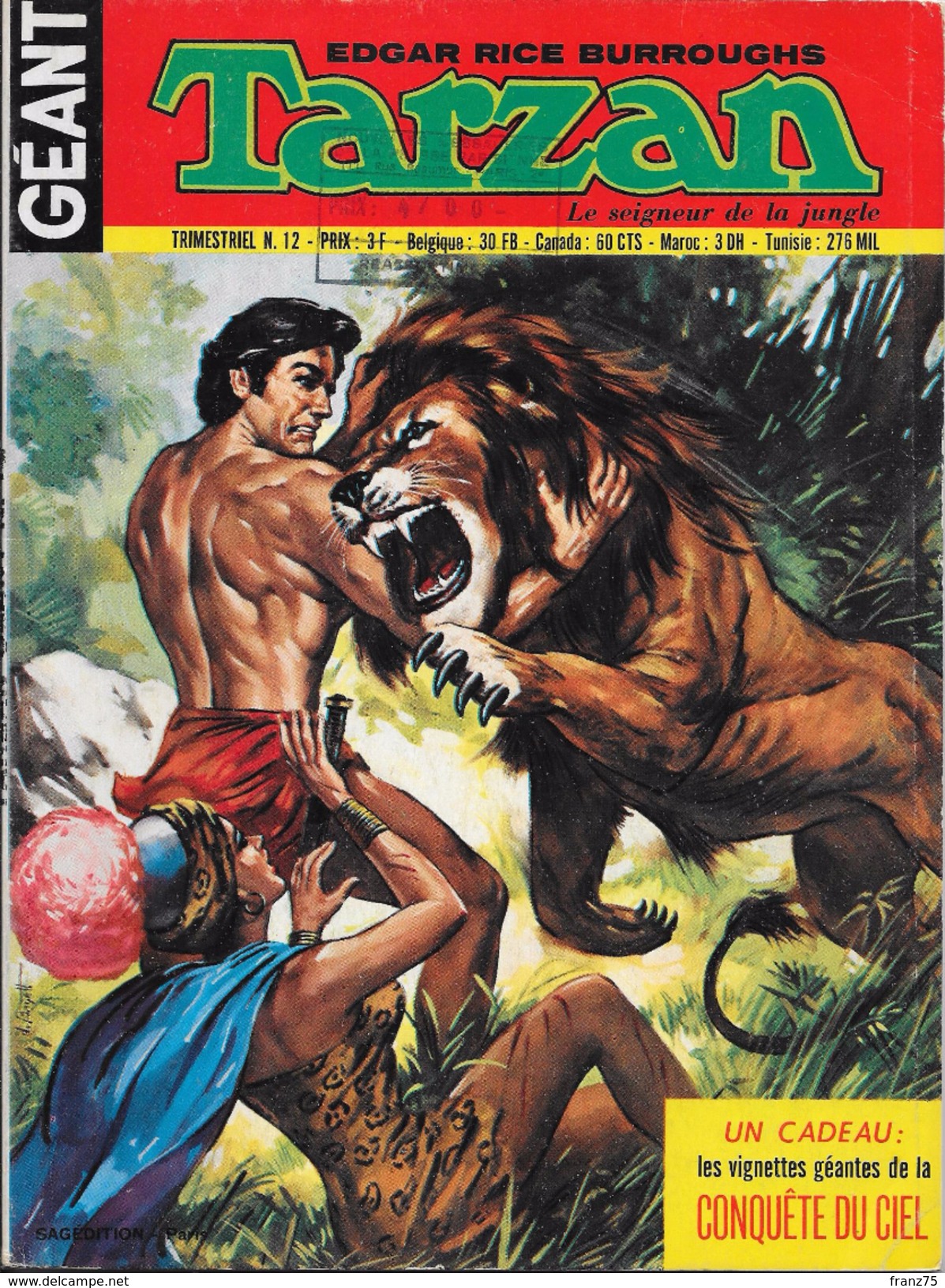 Tarzan Géant N°12/1972-La Gemme Scintillante/Matador-Sagedition-TBE - Tarzan