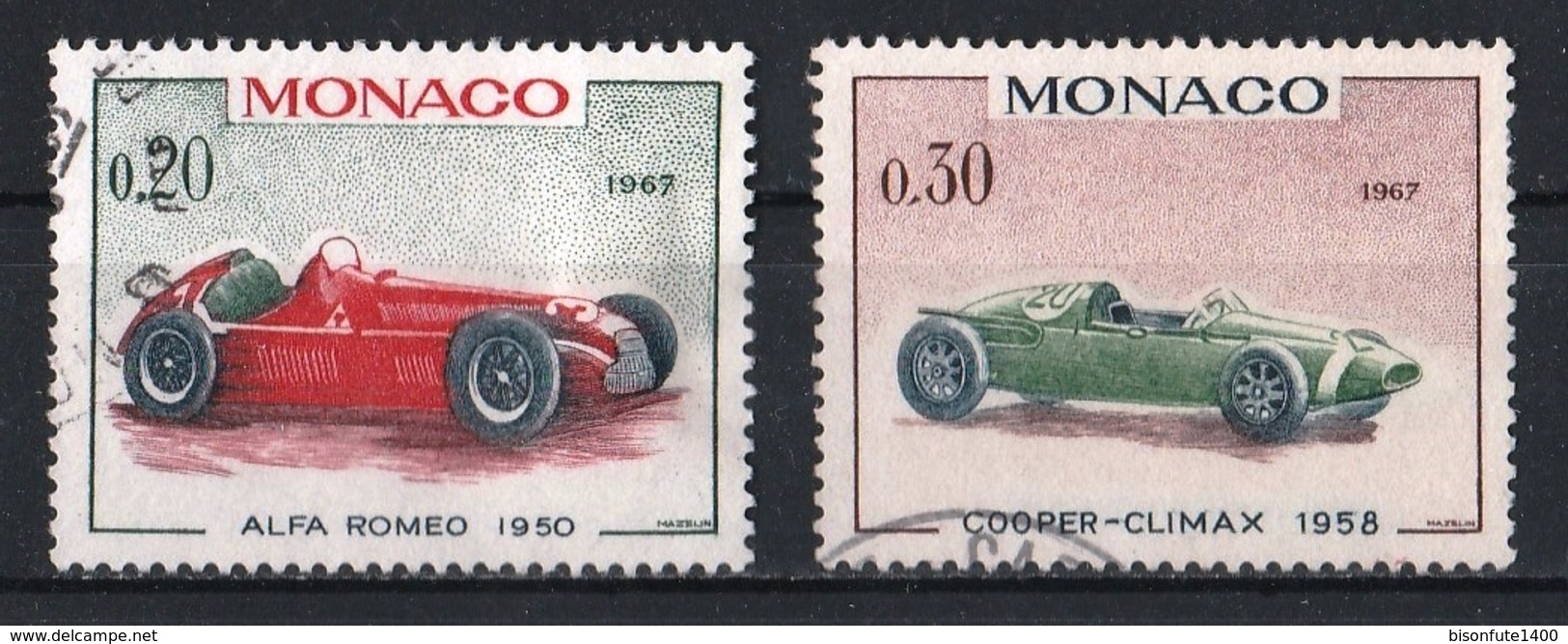 Monaco 1967 : Timbres Yvert & Tellier N° 708 - 709 - 710 - 711 - 713 Et 715. - Gebruikt