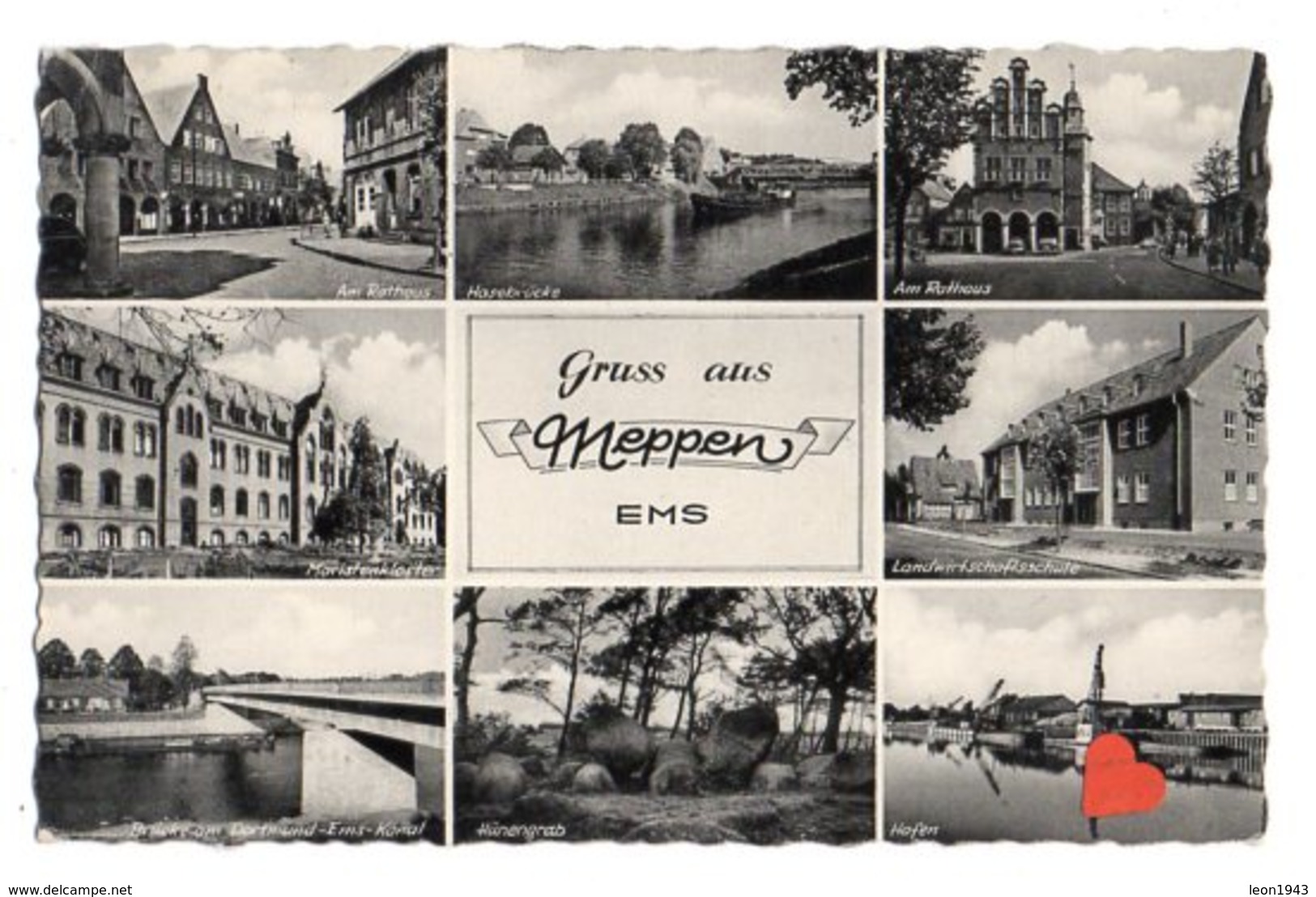 14760-LE-ALLEMAGNE-Gruss Aus Meppen EMS---------multivues - Meppen