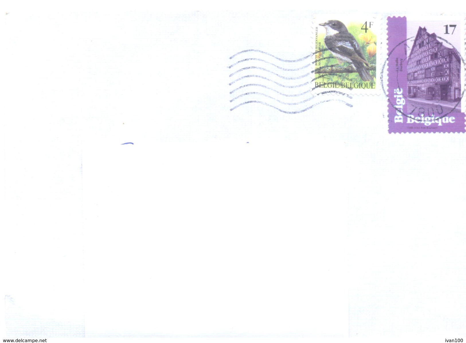 1999. Belgium, The Letter Sent By Ordinary Post To Moldova - Covers & Documents