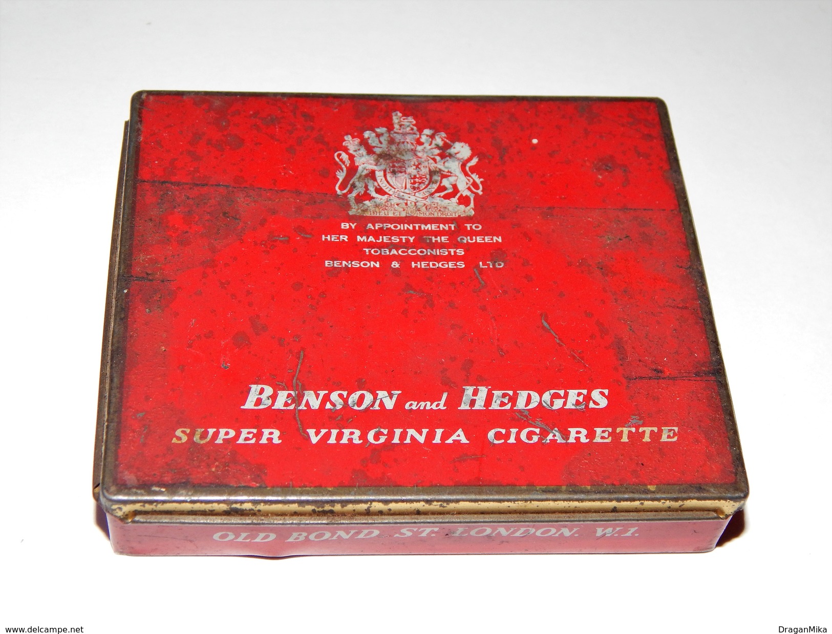 Old Box For Cigarettes, Benson And Hedges, Super Virginia - Contenitori Di Tabacco (vuoti)