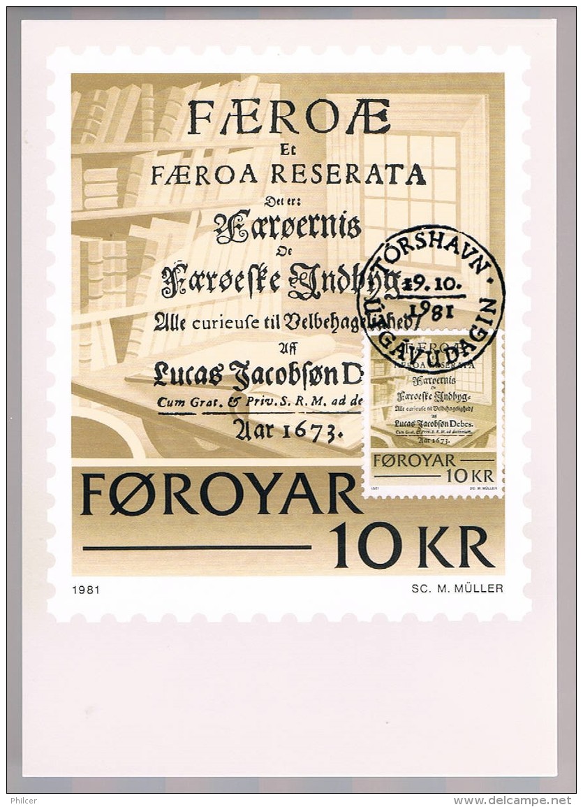 Foroyar, 1981, Maximum Cards - Féroé (Iles)