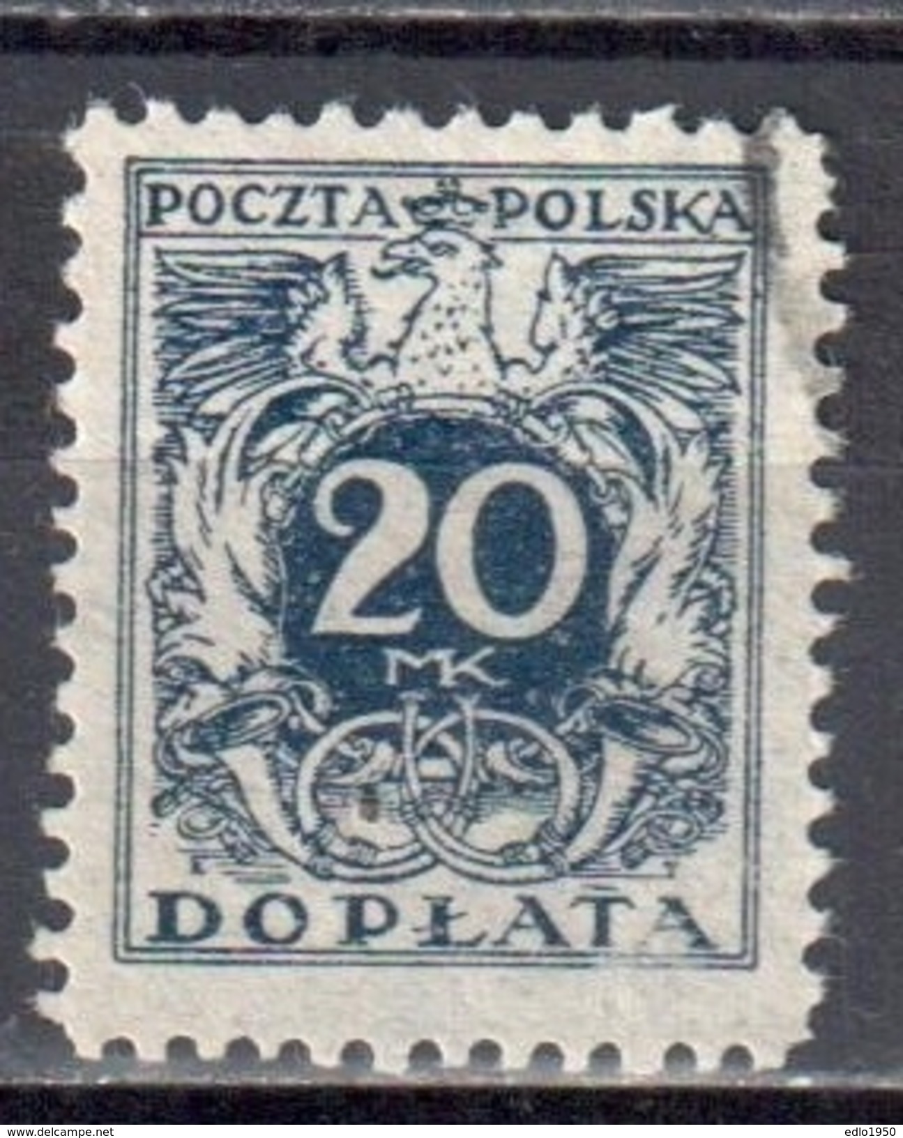 Poland 1921 - Postage Due - Mi.42 - Used - Portomarken