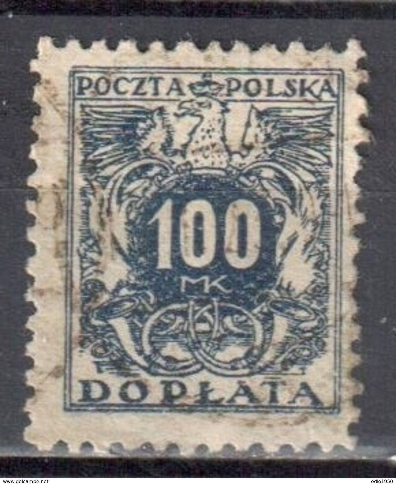 Poland 1921 - Postage Due - Mi.44 - Used - Portomarken