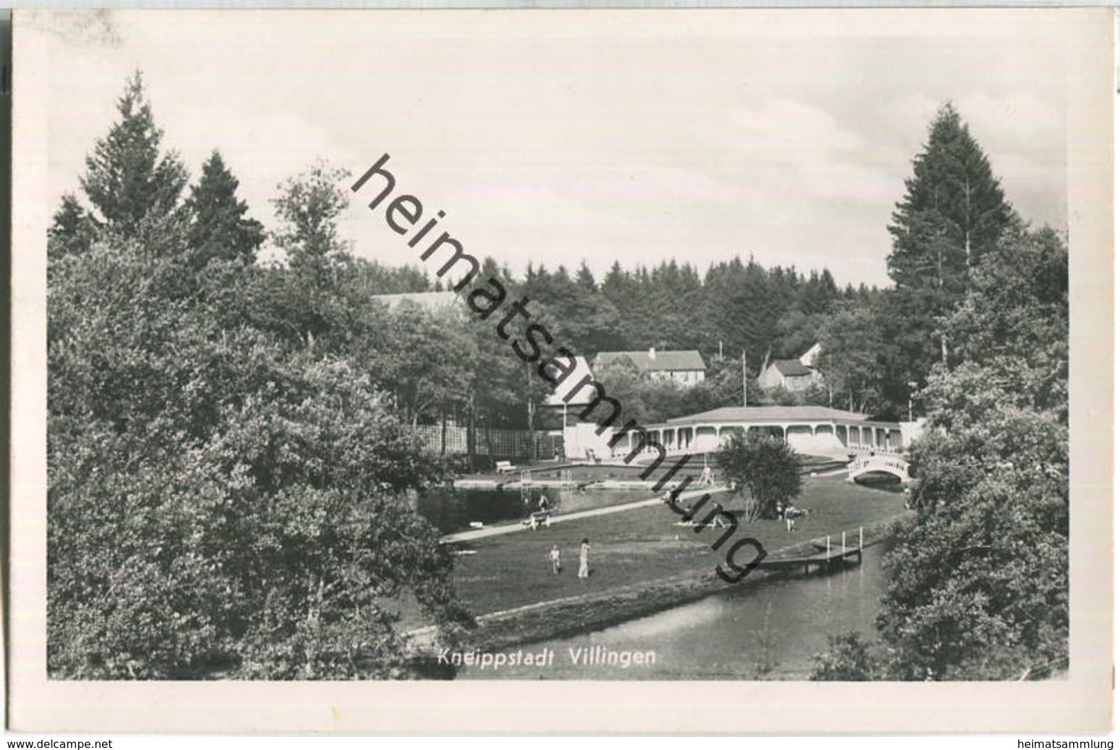 Villingen - Freibad - Foto-Ansichtskarte - Villingen - Schwenningen