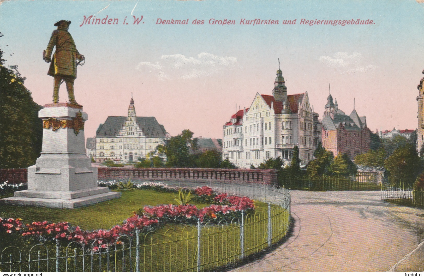 Minden I.W.-Kurfürsten-Denkmal. - Minden