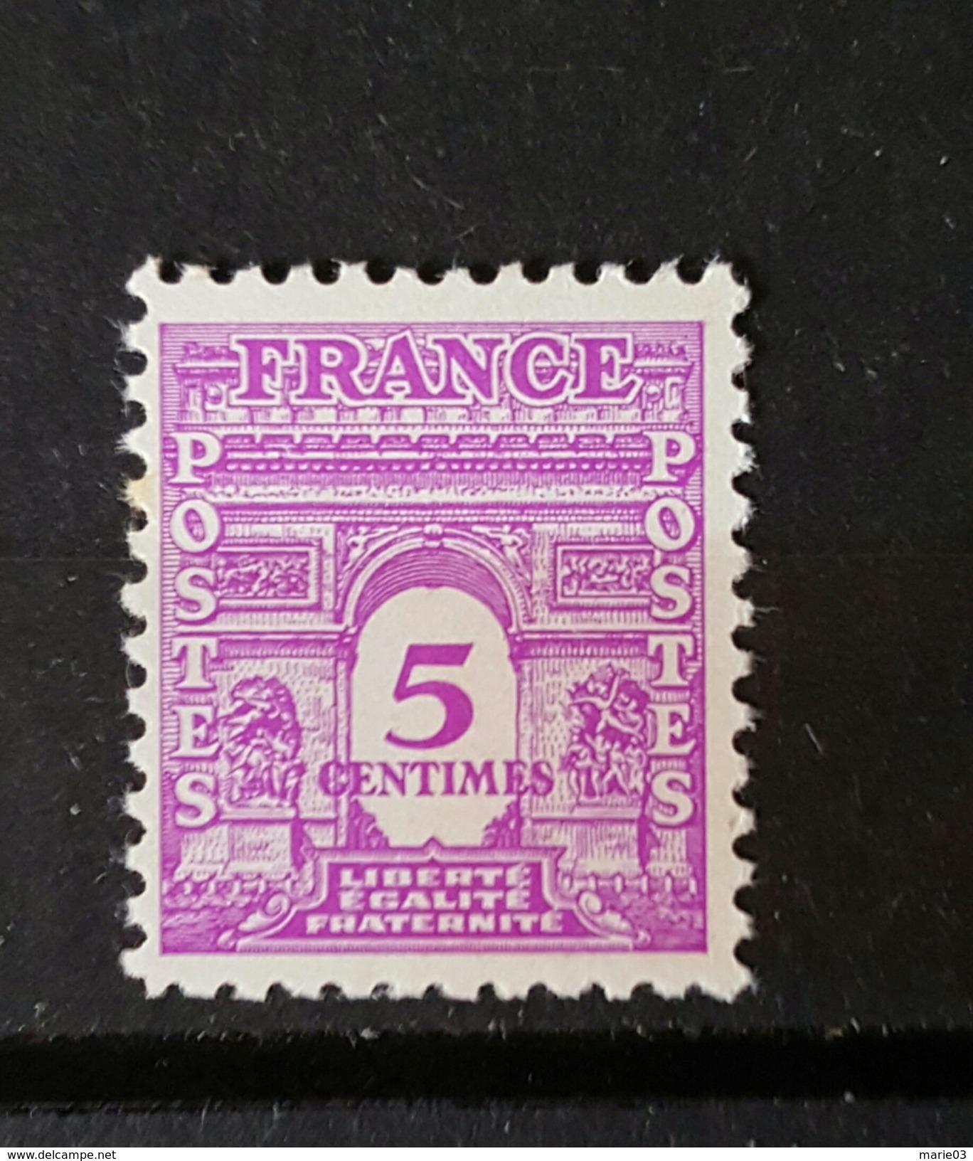 YT 620 - Arc De Triomphe De L 'Etoile - 5cts - Neuf Charnière - 1944-45 Triumphbogen