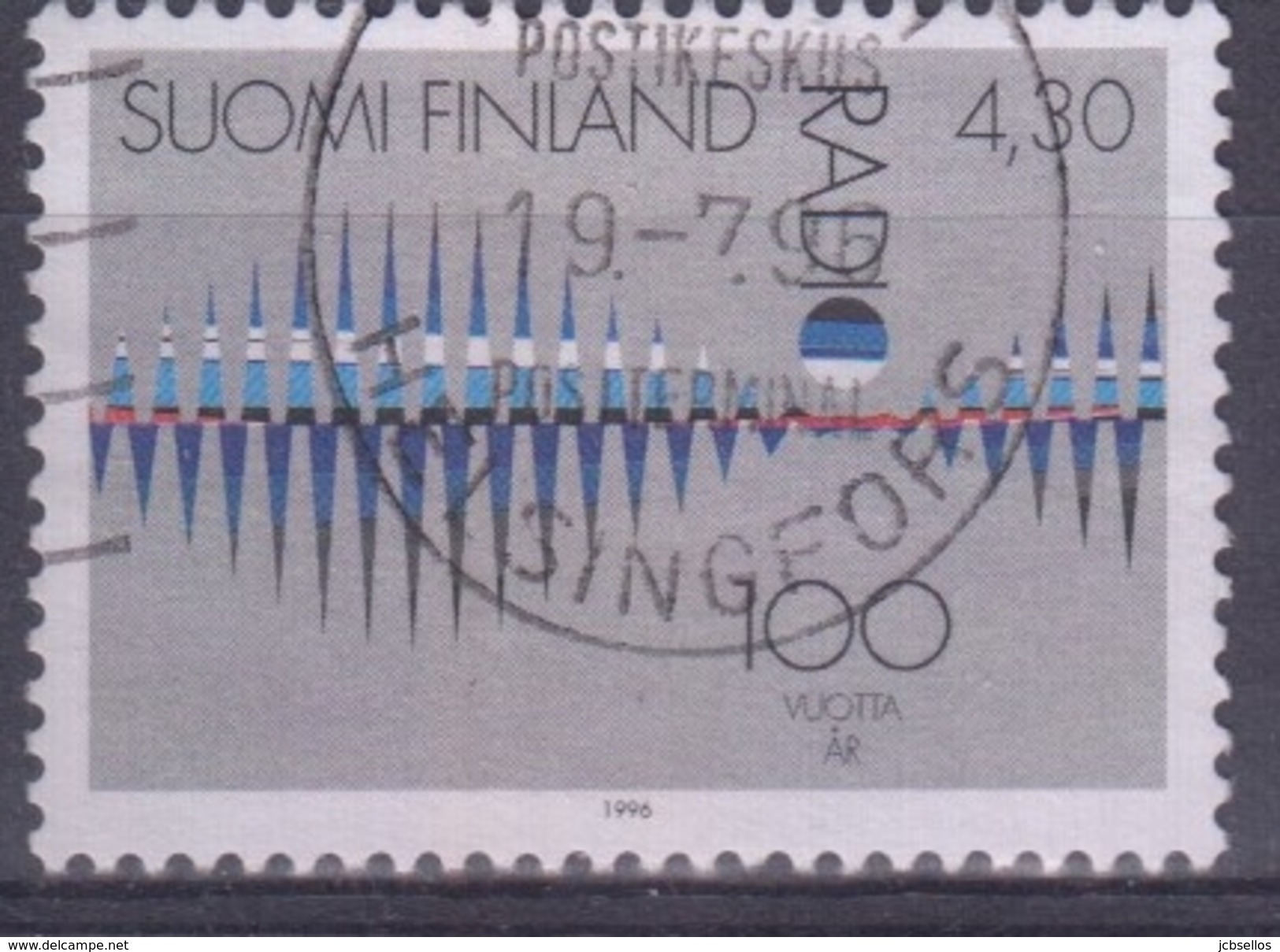 FINLANDIA 1996 Nº 1303 USADO - Oblitérés