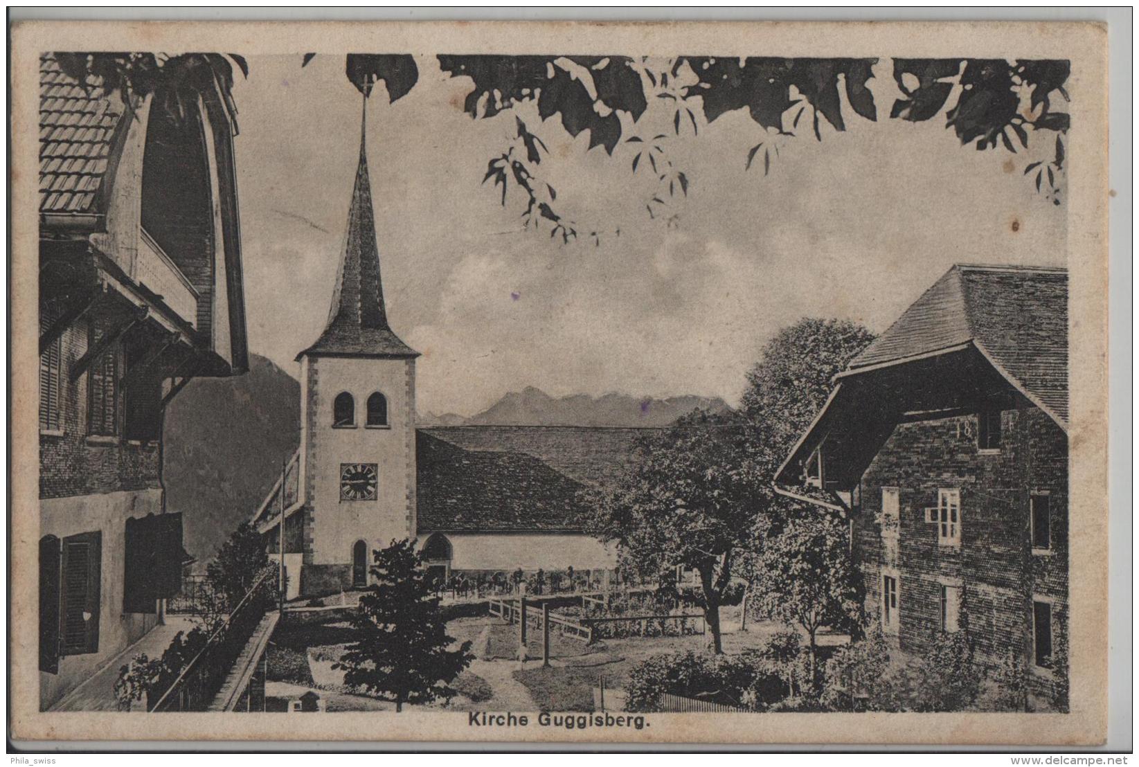 Kirche Guggisberg - Photo: G. Muheim No. 640 - Guggisberg