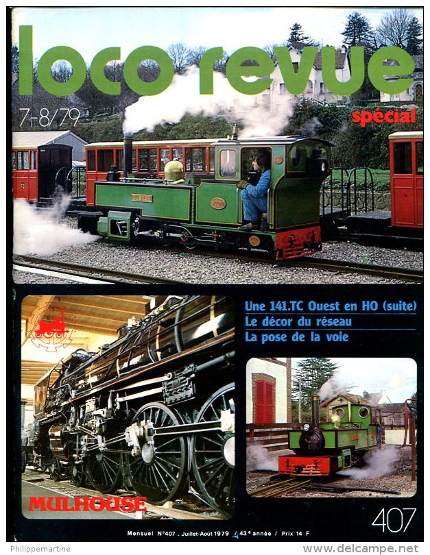 Loco Revue - 7-8/79 - Juillet 1979 - N° 407 - Français