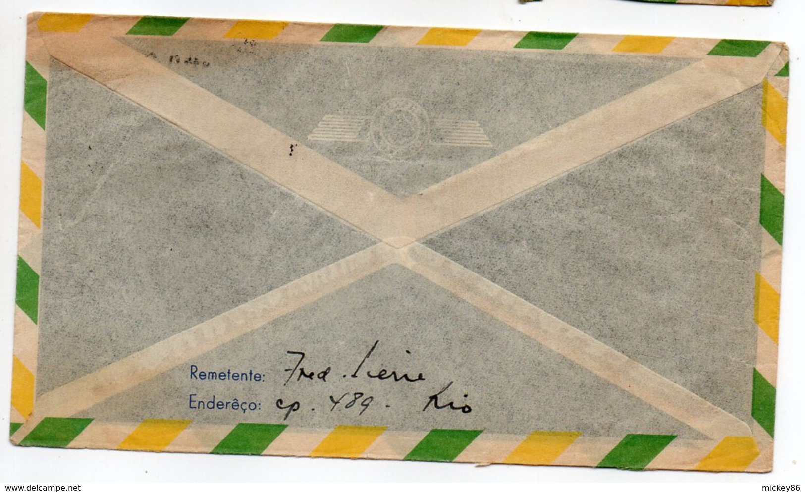 Brésil--1947--lettre  Pour Toulouse (France)--timbres  -- Cachets - Cartas & Documentos