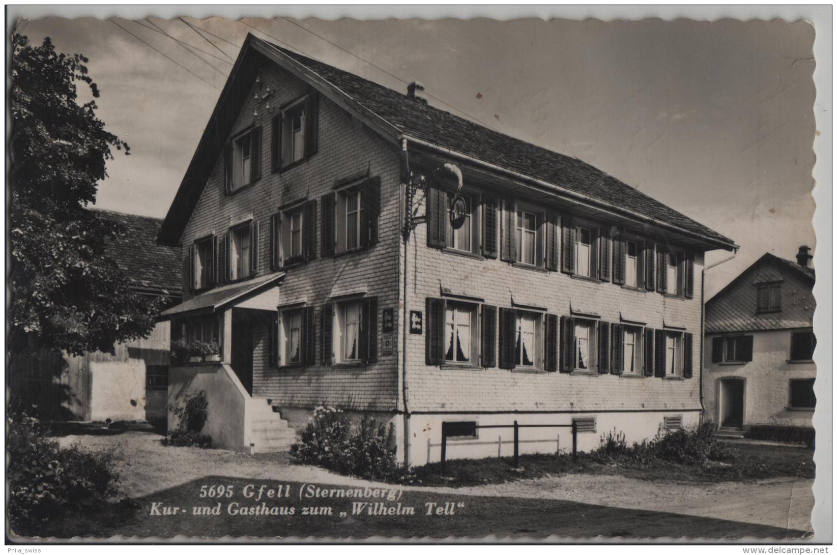 Gfell (Sternenberg) Kur- Und Gasthaus Zum Wilhelm Tell - Photo: Rud. Suter - Sternenberg