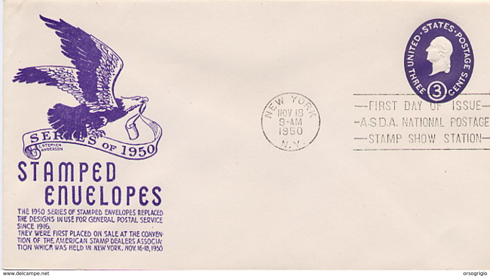 USA - Intero Postale - STAMPED ENVELOPPES - SERIES OF 1950 - 1941-60