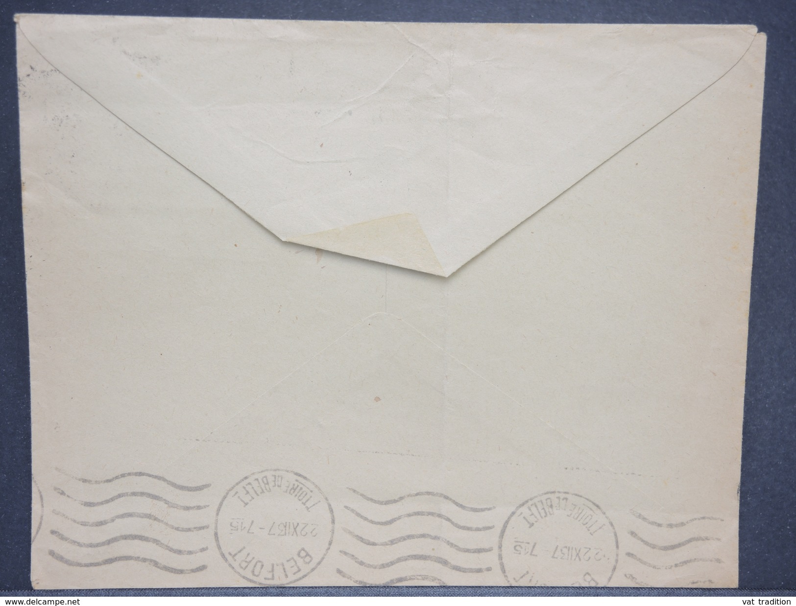 HONGRIE - Enveloppe De Budapest Pour Belfort En 1938 , Affranchissement Et Oblitération Plaisants - L 6355 - Marcophilie