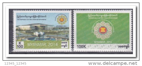 Myanmar 2014, Postfris MNH, CHAIRMAN OF ASEAN - Myanmar (Burma 1948-...)