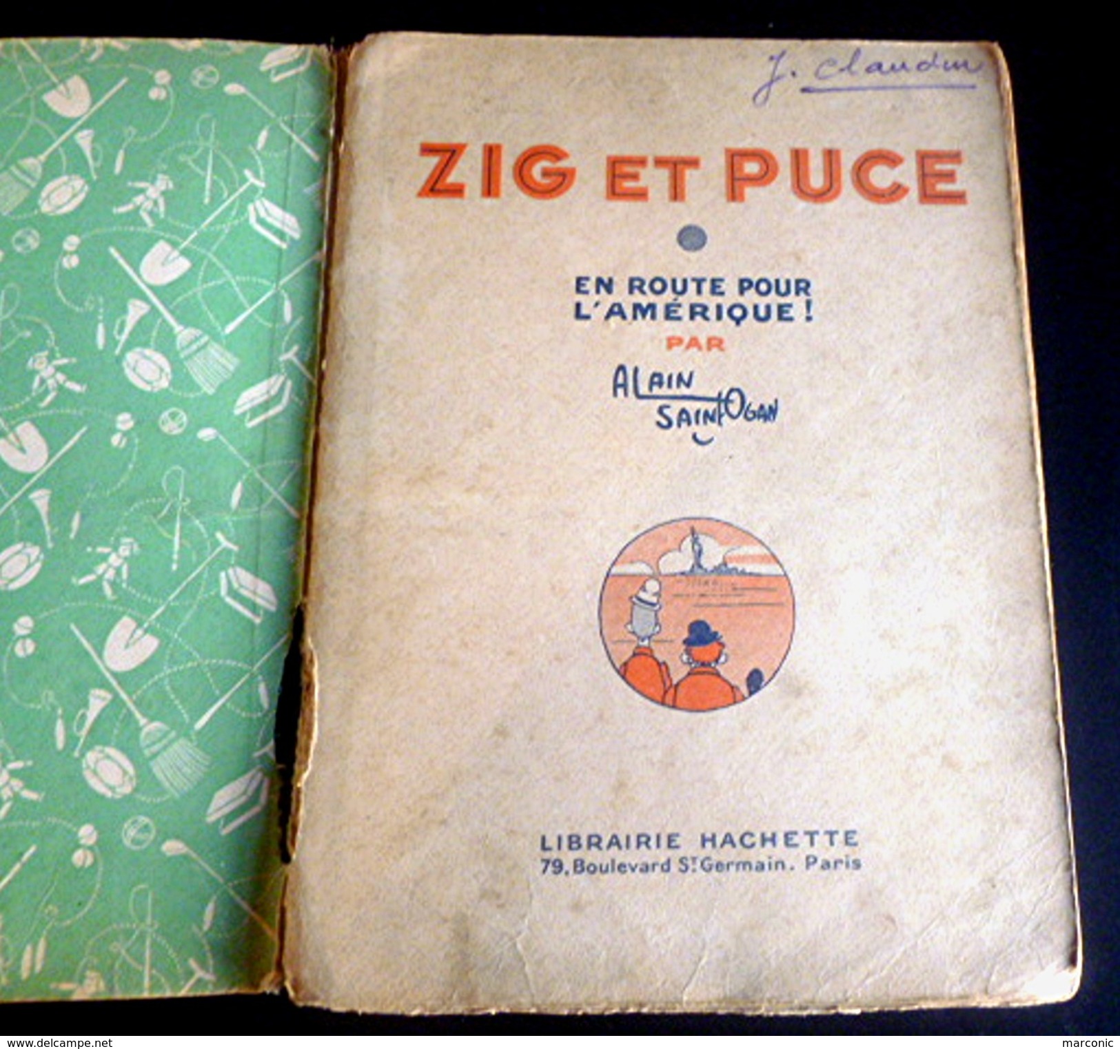 ZIG Et PUCE En Route Pour L'Amérique - Alain SAINT-OGAN - 1927 - Zig Et Puce