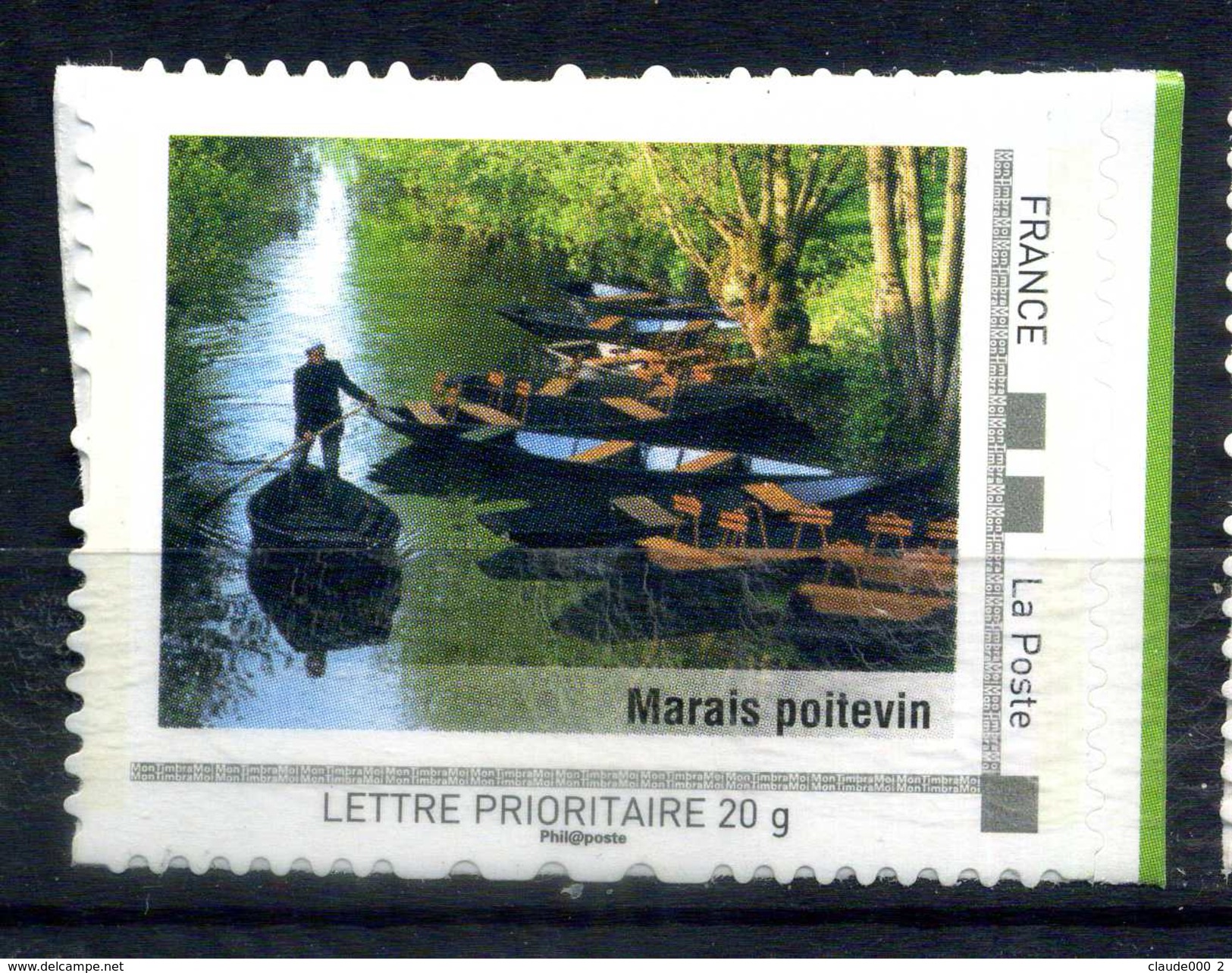 Marais Poitevin , Barques Adhésif Neuf ** . Collector Poitou - Charente 2009 - Collectors