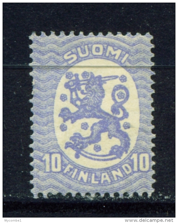 FINLAND  -  1917  10p  Mounted/Hinged Mint - Nuevos