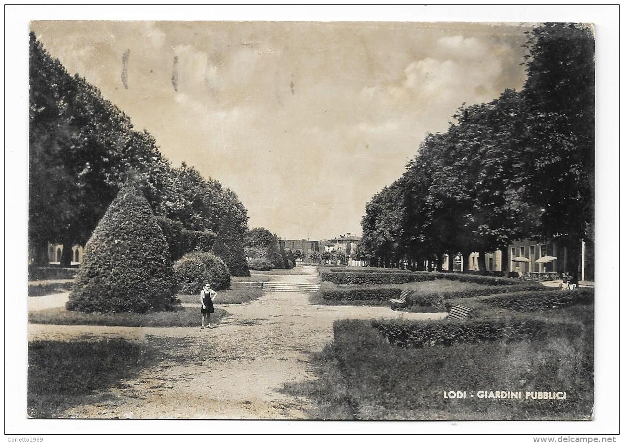 LODI GIARDINI PUBBLICI    VIAGGIATA FG - Lodi