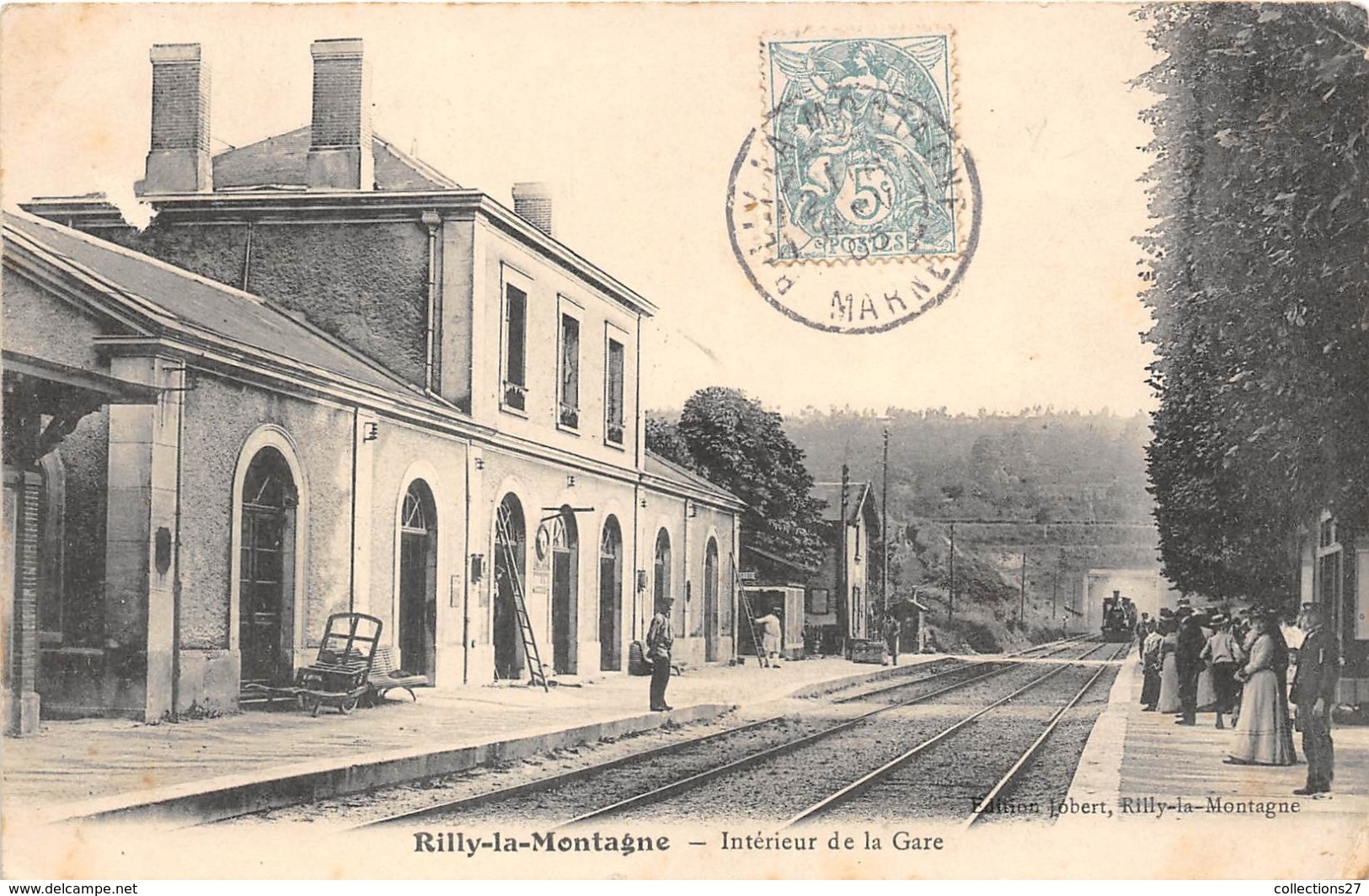 51-RILLY-LA-MONTAGNE- INTERIEUR DE LA GARE - Rilly-la-Montagne