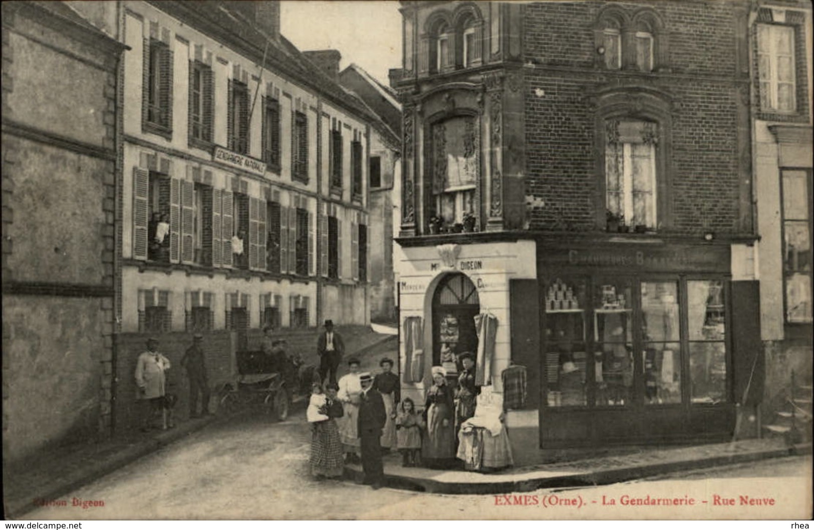 61 - EXMES - Gendarmerie - Rue Neuve - Exmes