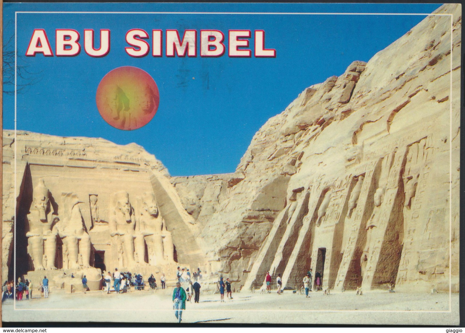 °°° GF50 - EGYPT - ABU SIMBEL - With Stamps °°° - Tempels Van Aboe Simbel