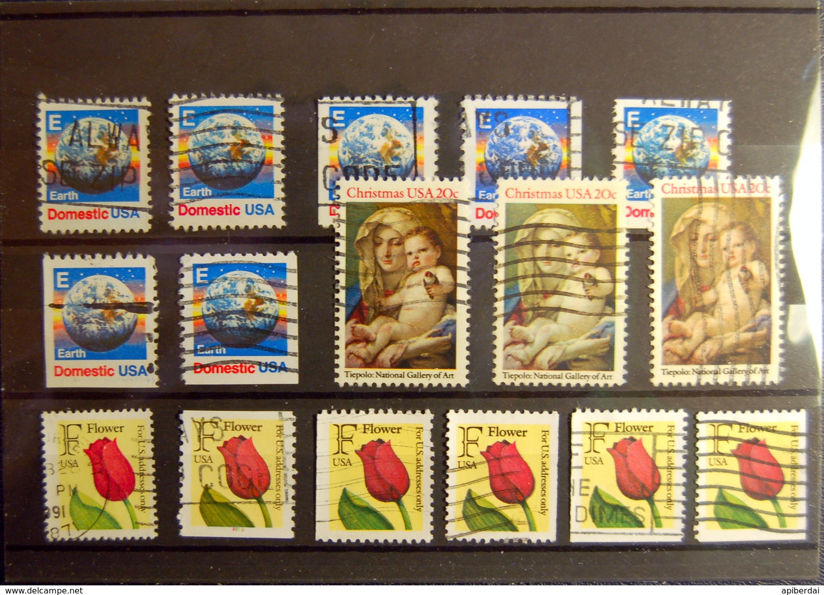 USA - Color, Design And Perforation Varieties (54 Stamps) - Used Stamps