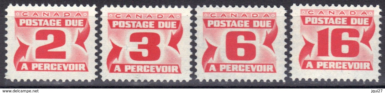 Canada Postage Due N° 34 - 36 ** - Strafport