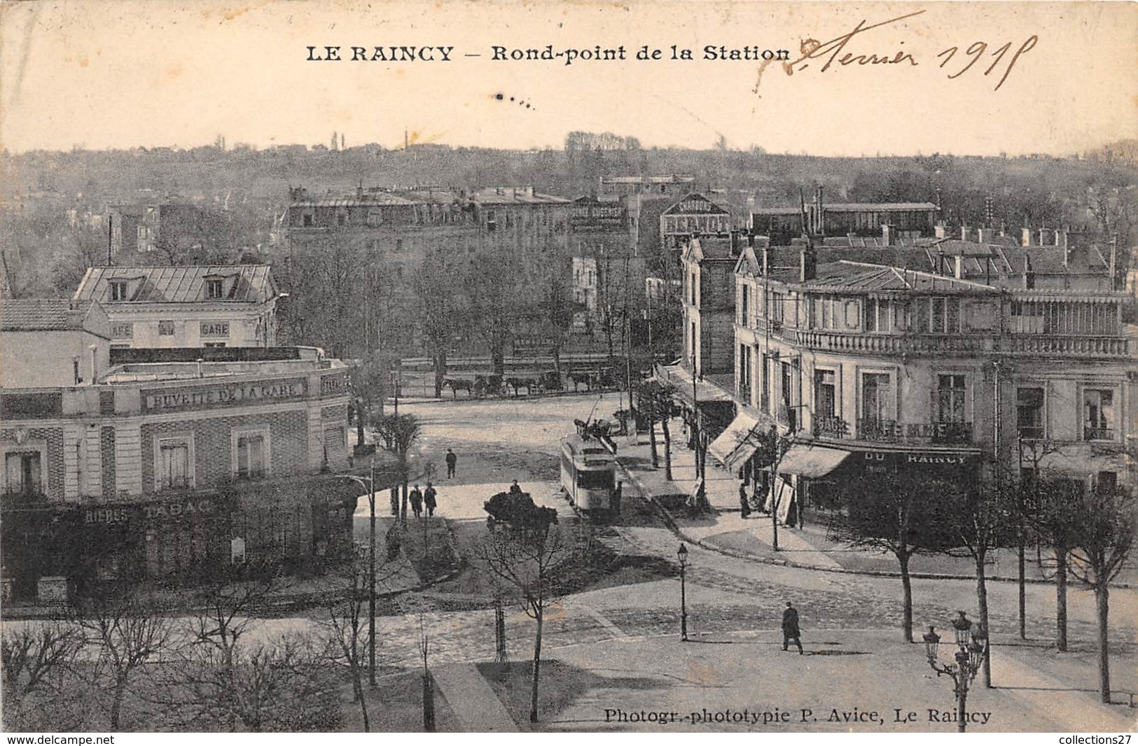 93-LE RAINCY- ROND-POINT DE LA STATION - Le Raincy