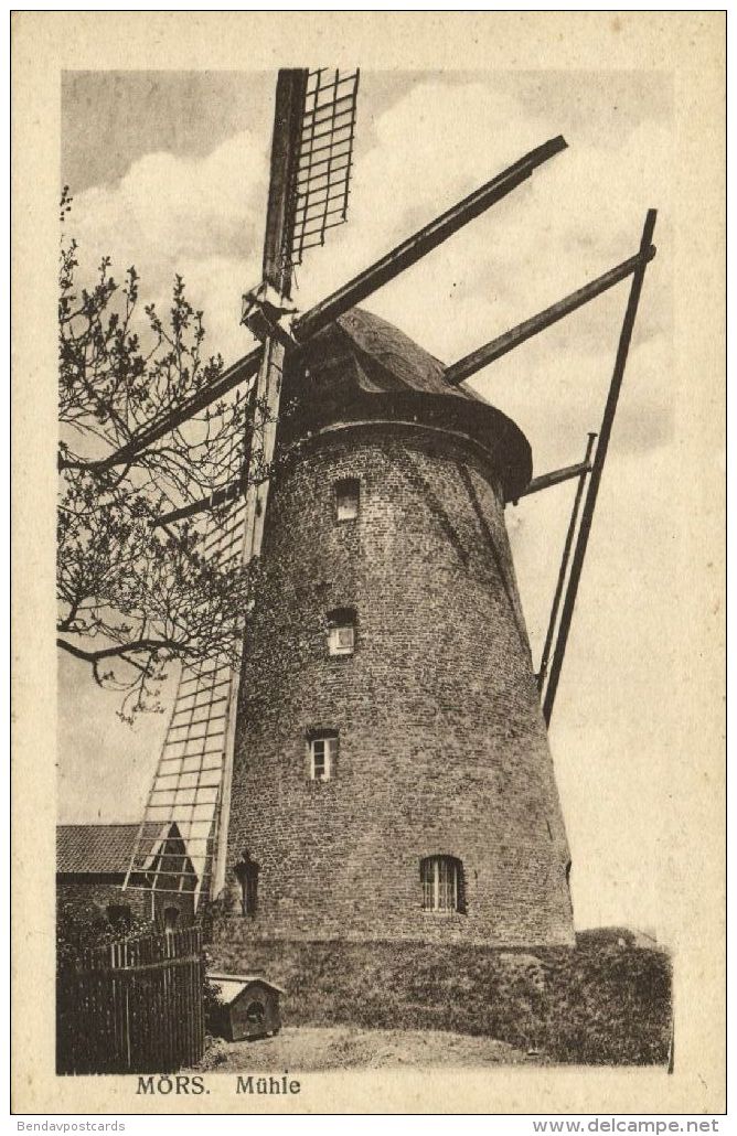 MOERS MÖRS, Mühle, Windmill Mill (1920s) - Moers