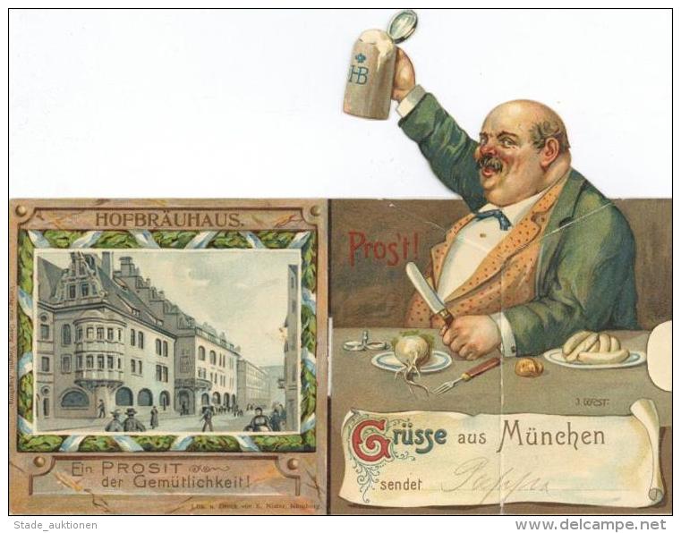 Bier M&uuml;nchen (8000) Hofbr&auml;uhaus 1908 I-II Bi&egrave;re - Bierbeek