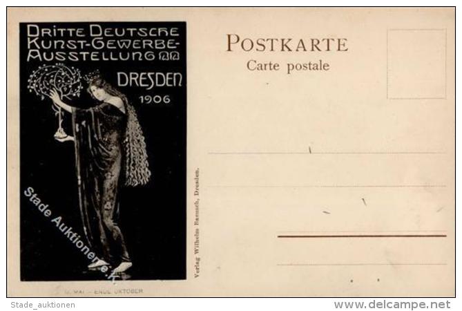 Kunstgeschichte Dresden Dresden (O8000) Dritte Deutsche Kunst Gewerbe Ausstellung  1906 I-II Expo - Non Classificati