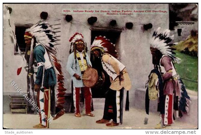 Indianer Colorado 1915 I-II (Eckbug, Ecken Abgestossen) - Indiani Dell'America Del Nord