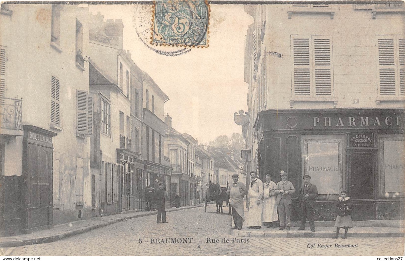 95-BEAUMONT-SUR-OISE- RUE DE PARIS - Beaumont Sur Oise